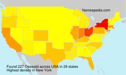 Surname Osswald in USA