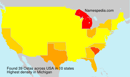 Surname Ostas in USA