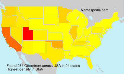 Surname Otterstrom in USA