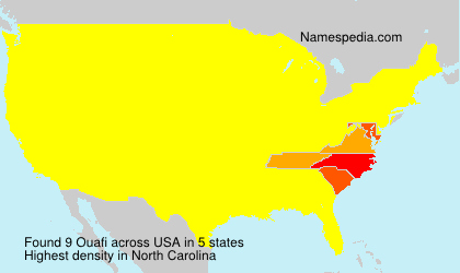 Surname Ouafi in USA