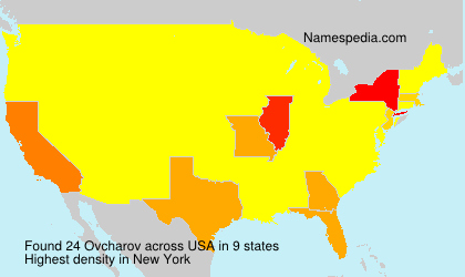 Surname Ovcharov in USA
