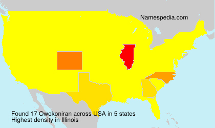Surname Owokoniran in USA