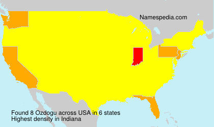 Surname Ozdogu in USA