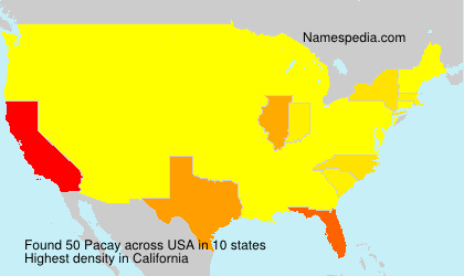 Surname Pacay in USA