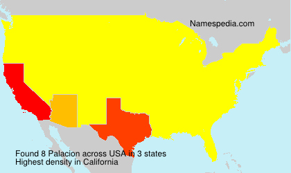Surname Palacion in USA