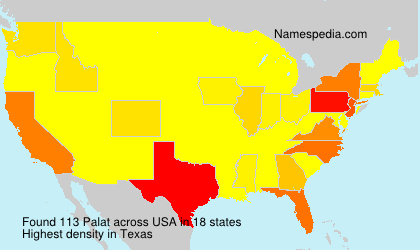 Surname Palat in USA