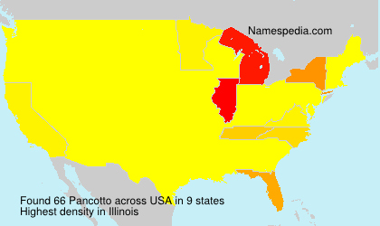 Surname Pancotto in USA