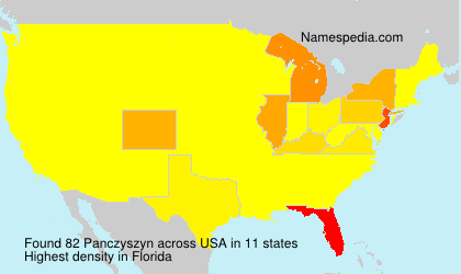 Surname Panczyszyn in USA