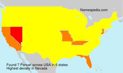 Surname Panuel in USA