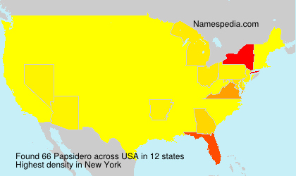 Surname Papsidero in USA