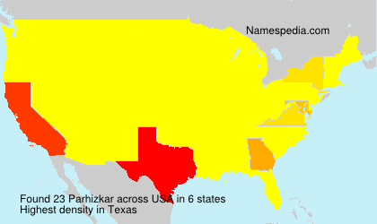 Surname Parhizkar in USA