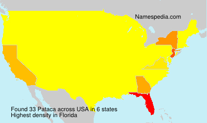 Surname Pataca in USA