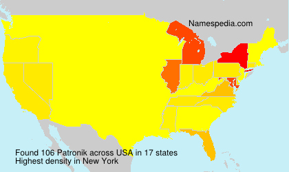 Surname Patronik in USA