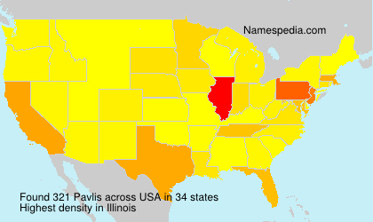 Surname Pavlis in USA
