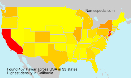 Surname Pawar in USA