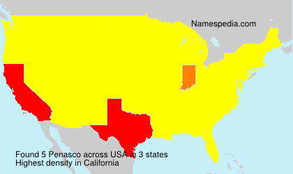 Surname Penasco in USA