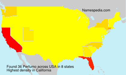 Surname Perfumo in USA