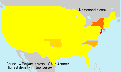 Surname Perjatel in USA
