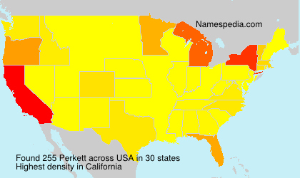 Surname Perkett in USA