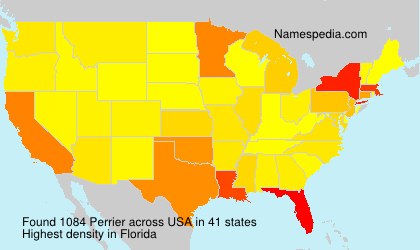 Surname Perrier in USA
