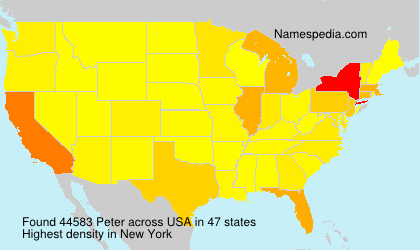 Surname Peter in USA