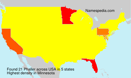 Surname Phaller in USA