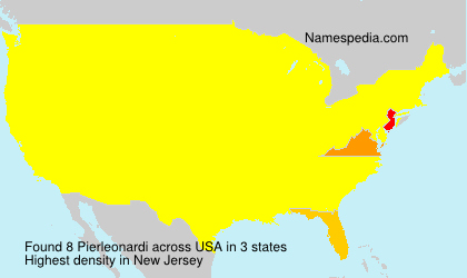 Surname Pierleonardi in USA