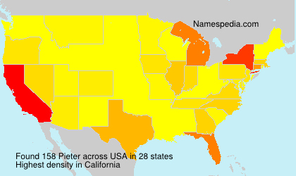 Surname Pieter in USA