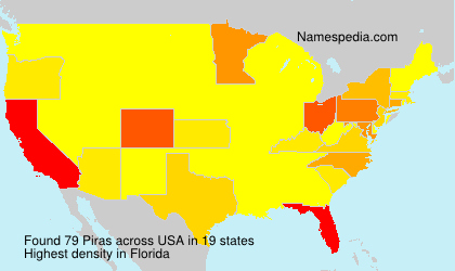 Surname Piras in USA