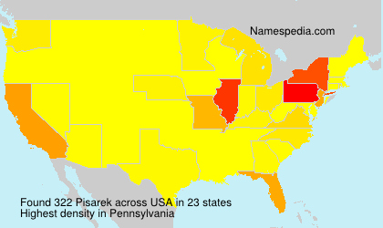 Surname Pisarek in USA