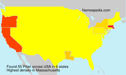 Surname Pitari in USA