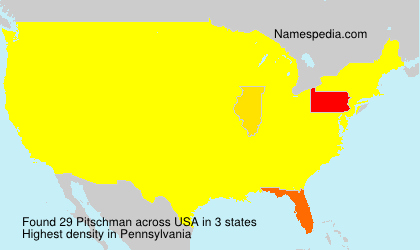 Surname Pitschman in USA