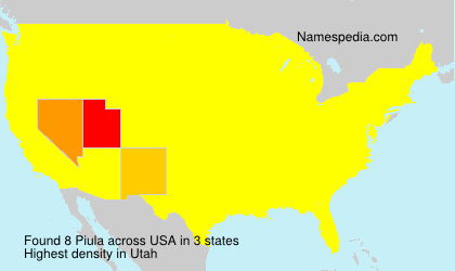 Surname Piula in USA