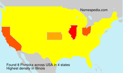 Surname Pivnicka in USA
