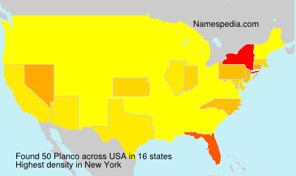 Surname Planco in USA