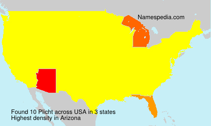 Surname Plicht in USA