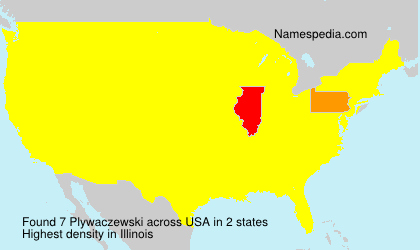 Surname Plywaczewski in USA