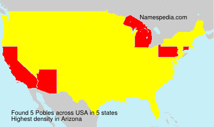 Surname Pobles in USA