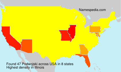Surname Podwojski in USA