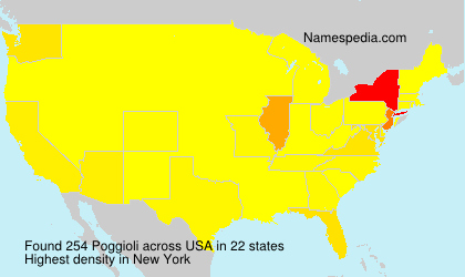 Surname Poggioli in USA