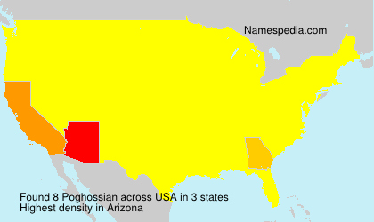 Surname Poghossian in USA