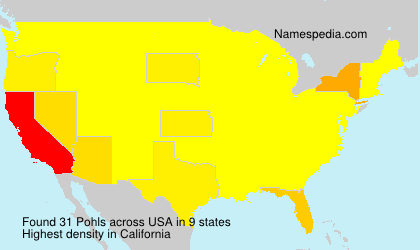 Surname Pohls in USA