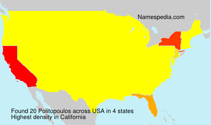 Surname Politopoulos in USA