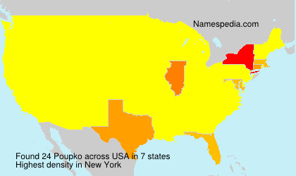Surname Poupko in USA