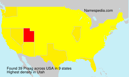 Surname Praag in USA