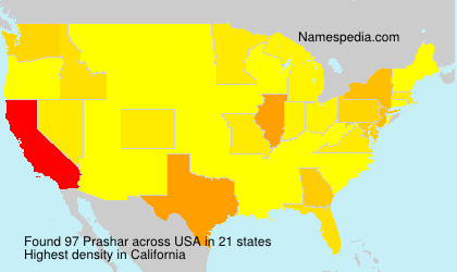 Surname Prashar in USA