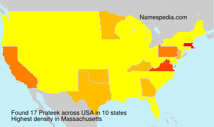 Surname Prateek in USA