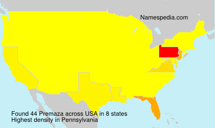 Surname Premaza in USA