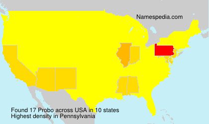 Surname Probo in USA