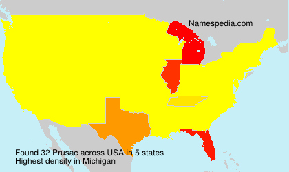 Surname Prusac in USA
